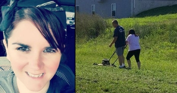 Wife Mows The Lawn While Husband Stands Around, Neighbors Discover The Truth... - picture 3