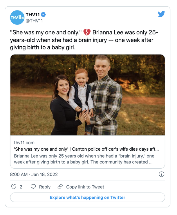 Wife passes away less than 2 weeks after welcoming daughter. "There's no replacing her," says husband. - picture 3