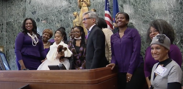 Woman adopts 3-year-old girl she raised as an infant after losing her son - picture 6