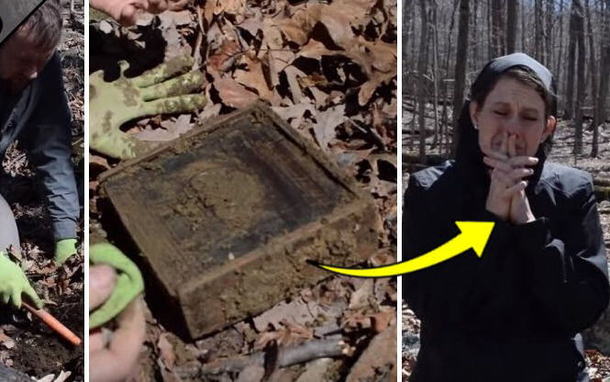 Woman Finds Old Box Buried In Woods, Starts Crying As She Sees What’s Inside - picture 2