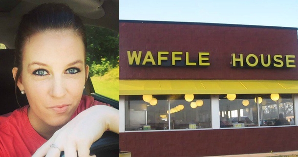 Woman Floored By Sudden Announcement At Waffle House, Snaps Picture - picture 2