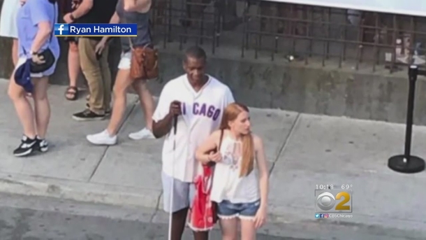 Woman grabs blind man’s hand, doesn’t realize she’s was being recorded - picture 2