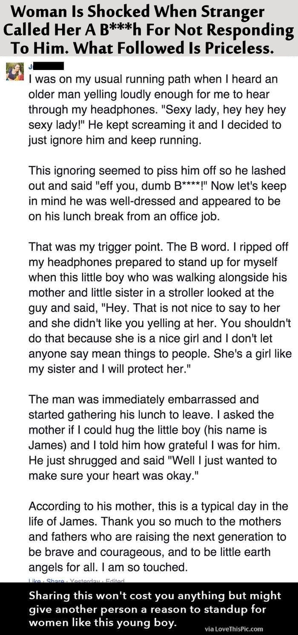 Woman Is Shocked When Stranger Called Her A B***h For Not Responding To Him. What Followed Is Priceless.