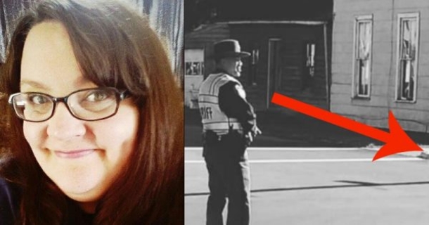 Woman Snaps Photo Of Deputy, Stunned By Who She Caught Approaching Him - picture 2