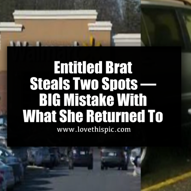Woman Steals Two Parking Spots - HUGE Mistake With What She Returned To