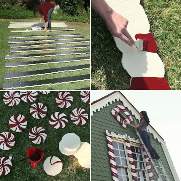 Woman Transforms Her Parent’s Home Into Giant Gingerbread House For Christmas - picture 3