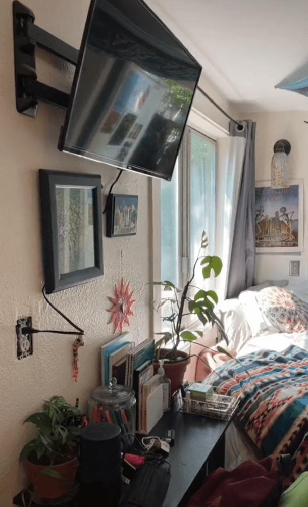Woman turns her parent's SHED into a tiny home in and lives rent free! Take a look inside! - picture 7