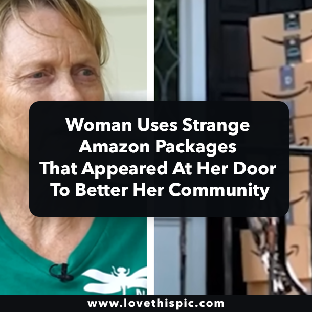 Woman Uses Strange Amazon Packages That Appeared At Her Door To Better Her Community