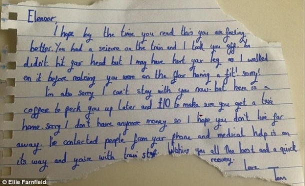 Woman Wakes Up At Train Station With Strange Note Next To Her & 2 Items By Her Side - picture 3