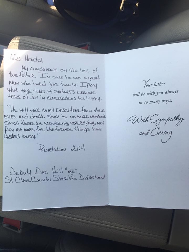 Woman Was Stopped By Officer For Speeding, 7 Days Later, She Received Something In The Mail That Brings Her To Tears - picture 3