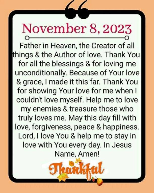 Words to Remember: Best November 8 Quotes, Images And Blessings For The Day - picture 10