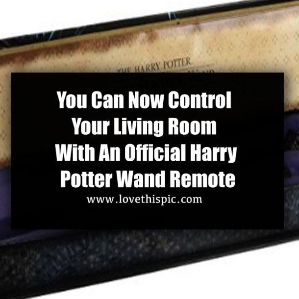 You Can Now Control Your Living Room With An Official Harry Potter Wand Remote