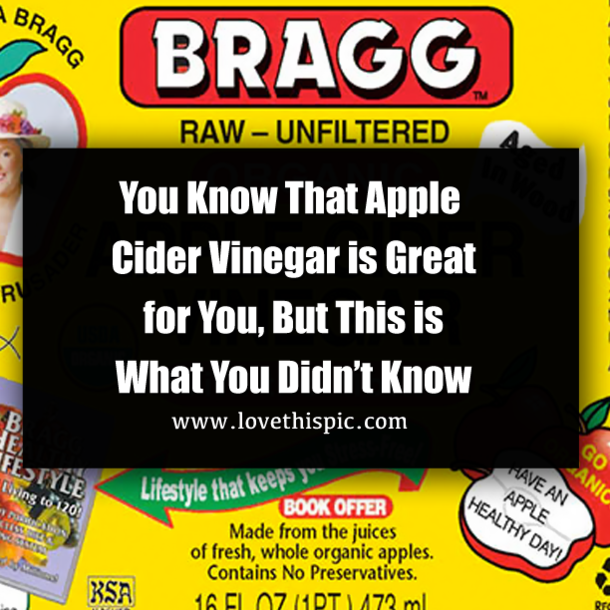 You Know That Apple Cider Vinegar is Great for You, But This is What You Didn’t Know