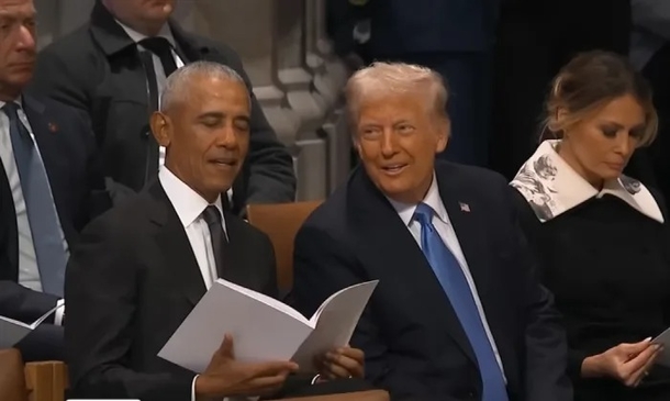 You Won't Believe What Trump Said To Obama At Former President Carter's Funeral - picture 4