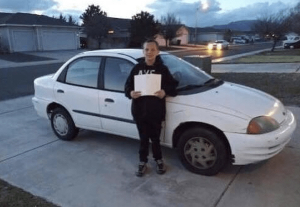 Young boy secretly sells Xbox and starts job to buy struggling single mom new car - picture 3