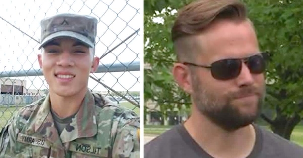 Young soldier is stuck at airport for days until a stranger refuses to just let him sit there - picture 2