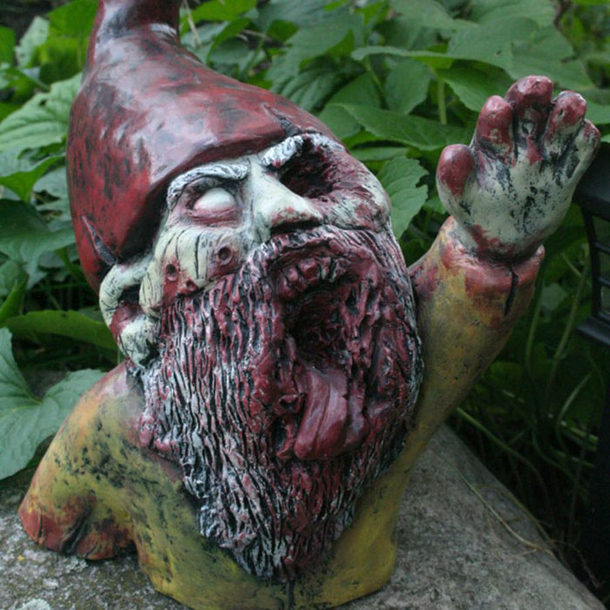 Your Neighbors Will Love These Zombie Garden Gnomes And Be Creeped Out At The Same Time! - picture 6