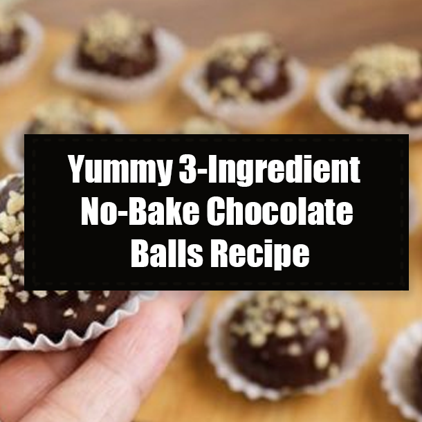 Yummy 3-Ingredient No-Bake Chocolate Balls Recipe