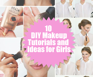 10 DIY Makeup Tutorials and Ideas for Girls