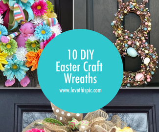 10 DIY Easter Craft Wreaths