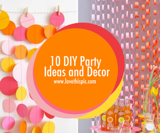 10 DIY Party Ideas and Decor