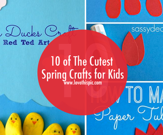 10 of The Cutest Spring Crafts for Kids