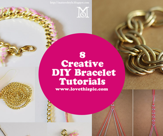 8 Creative DIY Bracelet Tutorials
