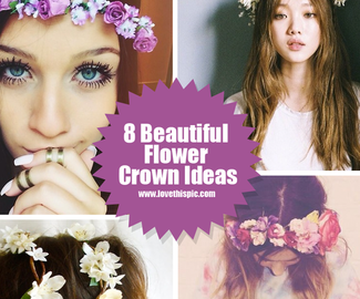 8 Beautiful Flower Crown Ideas