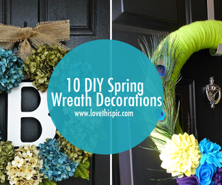 10 DIY Spring Wreath Decorations