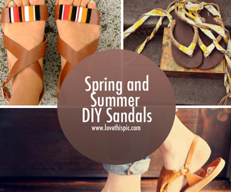 Spring and Summer DIY Sandals