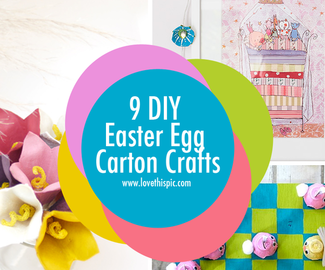 9 DIY Easter Egg Carton Crafts