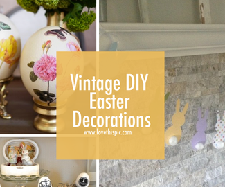 Vintage DIY Easter Decorations