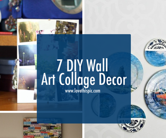 7 DIY Wall Art Collage Decor
