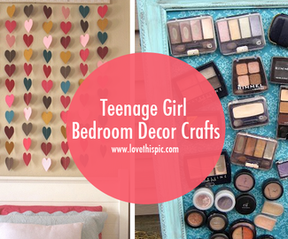 Teenage Girl Bedroom Decor Crafts