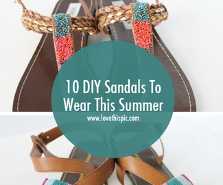 10 DIY Sandals To Wear This Summer