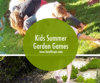 Kids Summer Garden Games