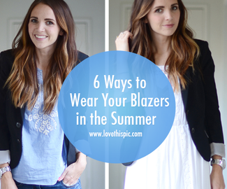 6 Ways to Wear Your Blazers in the Summer