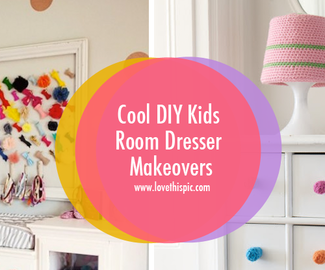 Cool DIY Kids Room Dresser Makeovers