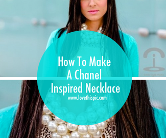 How To Make A Chanel Inspired Necklace