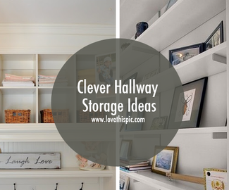 Clever Hallway Storage Ideas