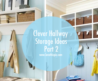 Clever Hallway Storage Ideas Part 2