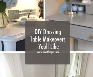 DIY Dressing Table Makeovers Youll Like