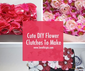 Cute DIY Flower Clutches To Make
