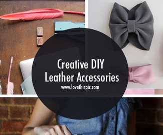 Creative DIY Leather Accessories