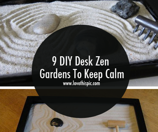 9 DIY Desk Zen Gardens To Keep Calm