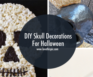 DIY Skull Decorations For Halloween