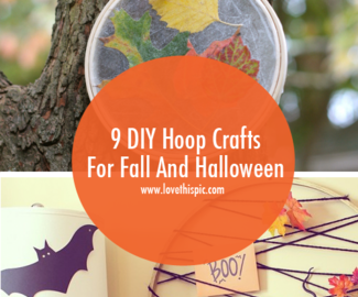 9 DIY Hoop Crafts For Fall And Halloween