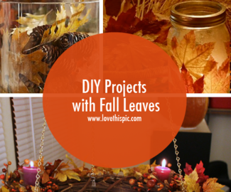 DIY Projects with Fall Leaves