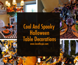 Cool And Spooky Halloween Table Decorations