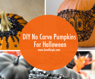 DIY No Carve Pumpkins For Halloween